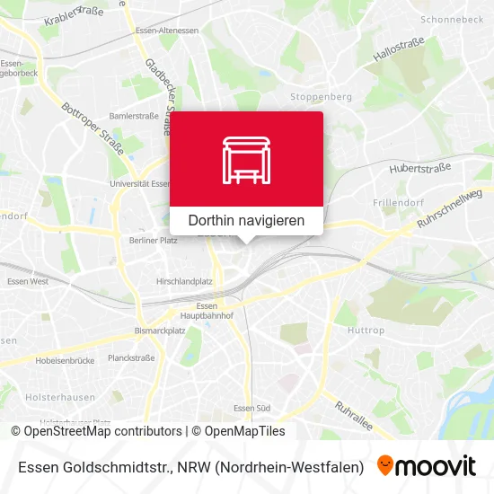 Essen Goldschmidtstr. Karte