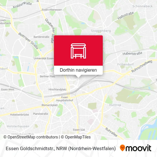 Essen Goldschmidtstr. Karte