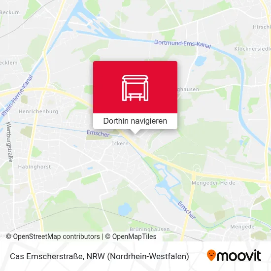 Cas Emscherstraße Karte