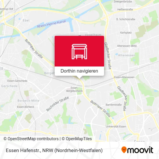 Essen Hafenstr. Karte