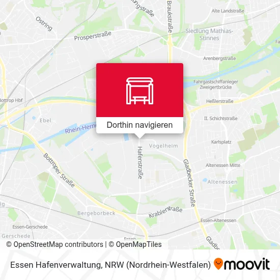 Essen Hafenverwaltung Karte