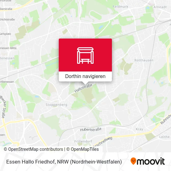 Essen Hallo Friedhof Karte