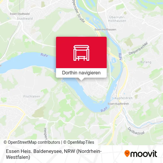 Essen Heis. Baldeneysee Karte