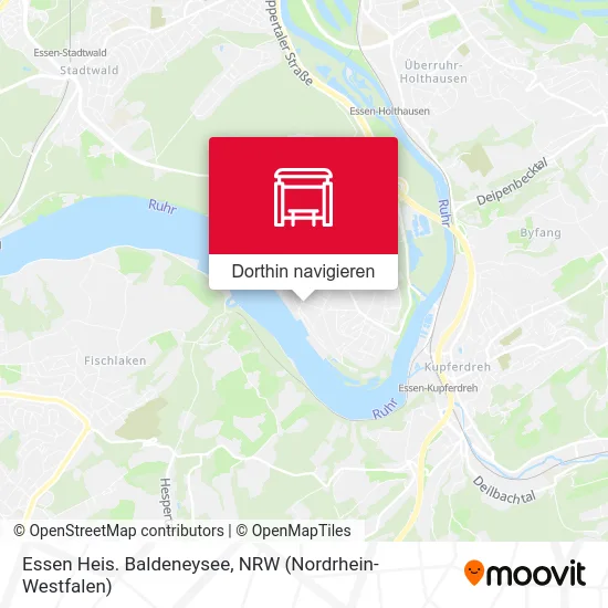 Essen Heis. Baldeneysee Karte