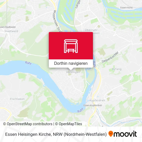 Essen Heisingen Kirche Karte