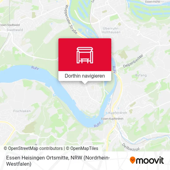 Essen Heisingen Ortsmitte Karte