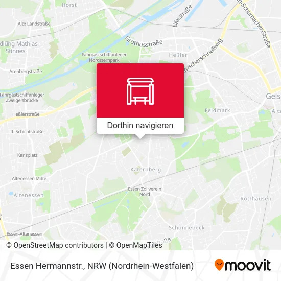 Essen Hermannstr. Karte