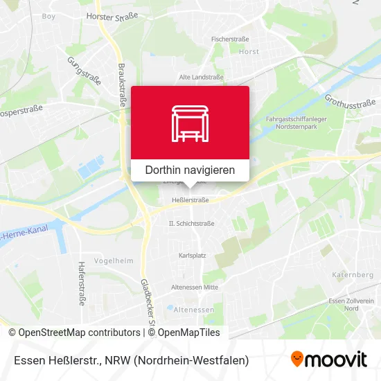 Essen Heßlerstr. Karte