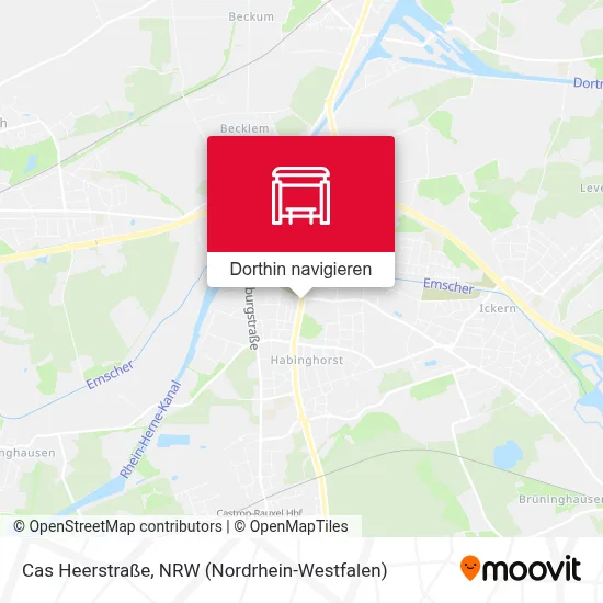 Cas Heerstraße Karte