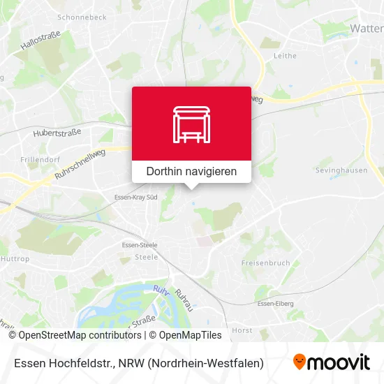 Essen Hochfeldstr. Karte