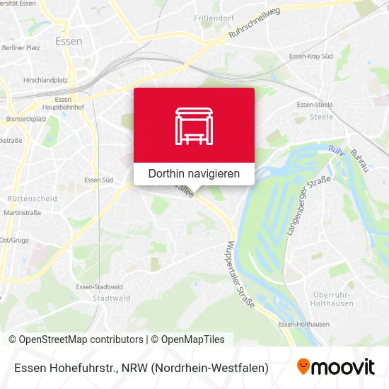 Essen Hohefuhrstr. Karte