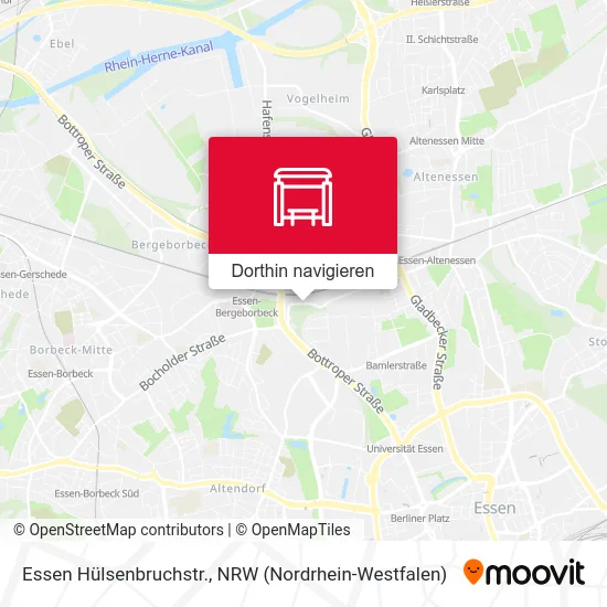 Essen Hülsenbruchstr. Karte