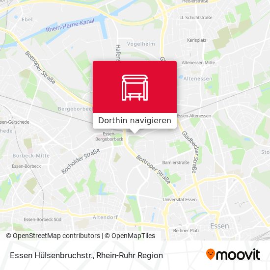 Essen Hülsenbruchstr. Karte