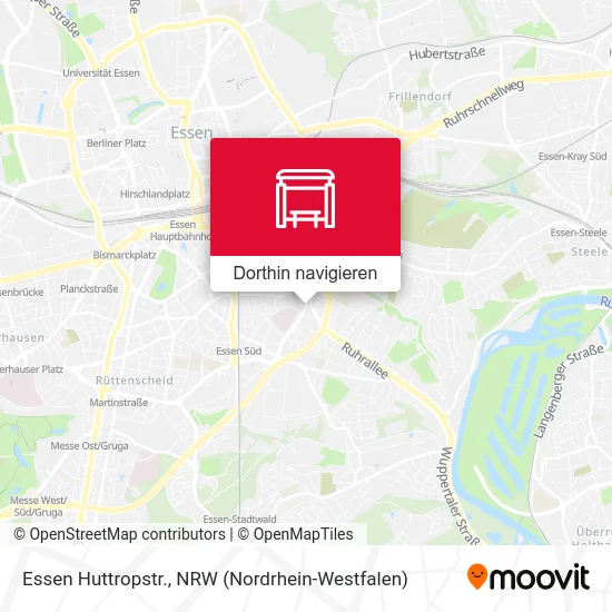 Essen Huttropstr. Karte
