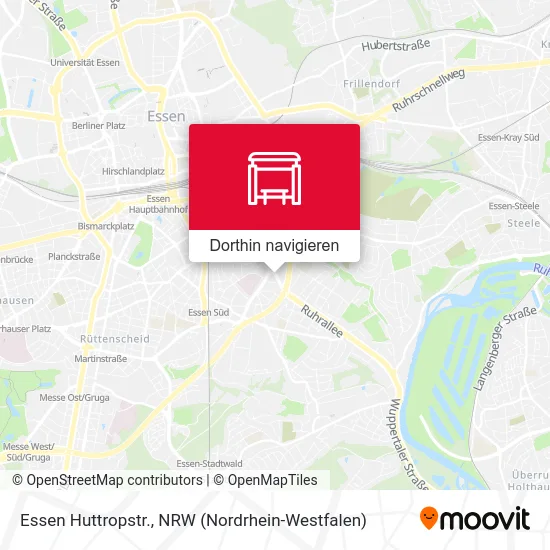 Essen Huttropstr. Karte