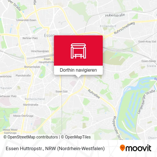 Essen Huttropstr. Karte