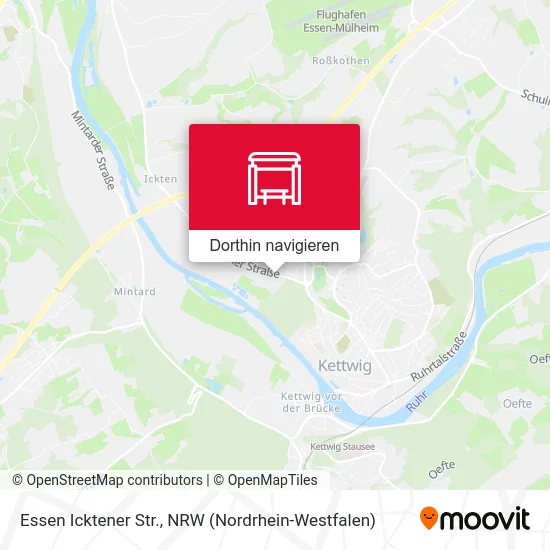 Essen Icktener Str. Karte