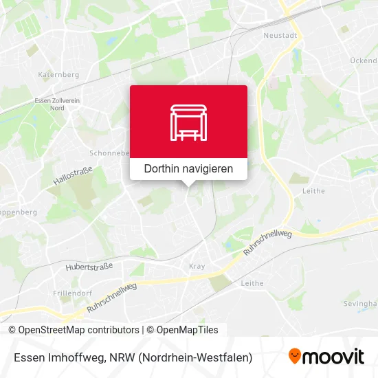 Essen Imhoffweg Karte