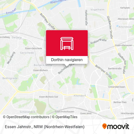 Essen Jahnstr. Karte