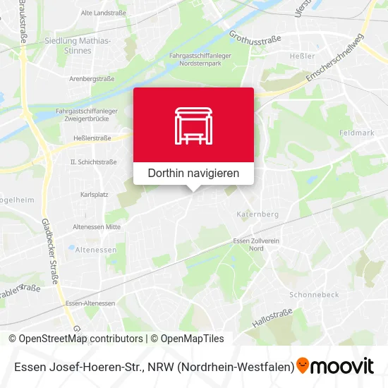 Essen Josef-Hoeren-Str. Karte