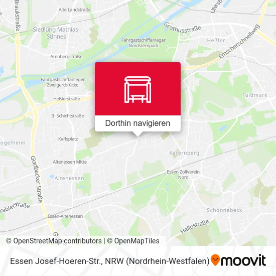 Essen Josef-Hoeren-Str. Karte