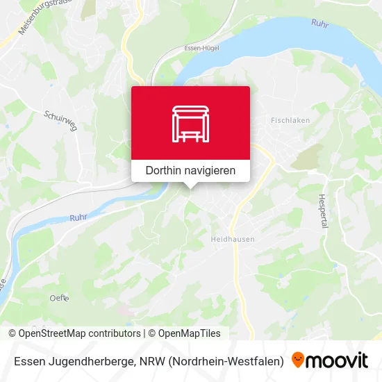 Essen Jugendherberge Karte