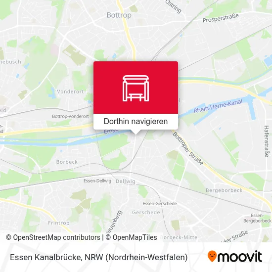 Essen Kanalbrücke Karte