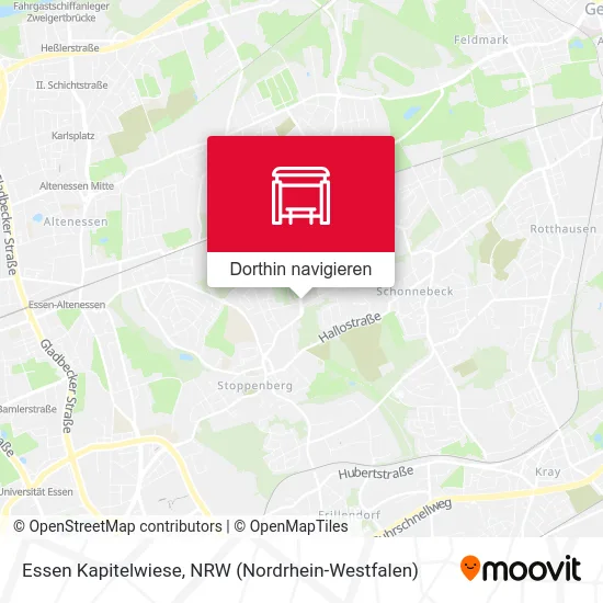 Essen Kapitelwiese Karte