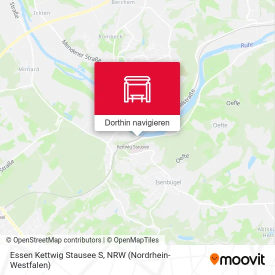 Essen Kettwig Stausee S Karte