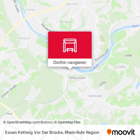 Essen Kettwig Vor Der Brücke Karte