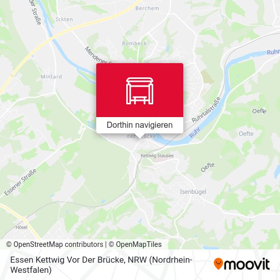 Essen Kettwig Vor Der Brücke Karte