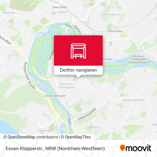 Essen Klapperstr. Karte