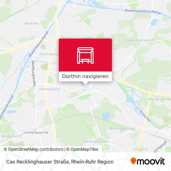 Cas Recklinghauser Straße Karte