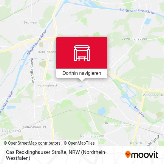 Cas Recklinghauser Straße Karte