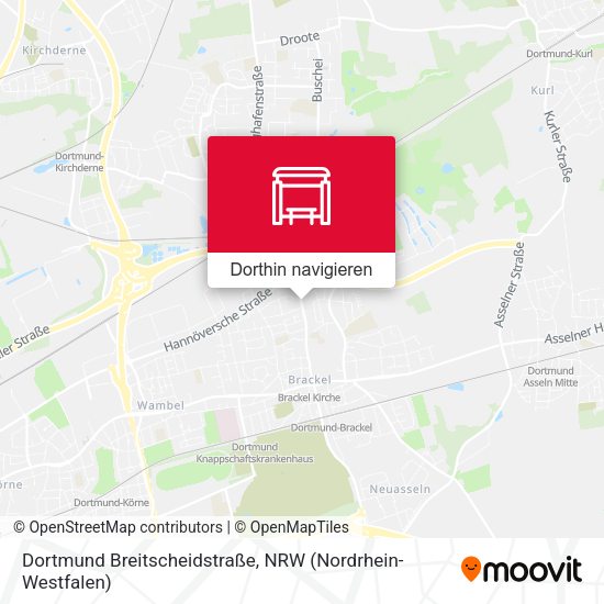 Dortmund Breitscheidstraße Karte