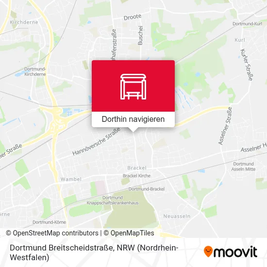 Dortmund Breitscheidstraße Karte