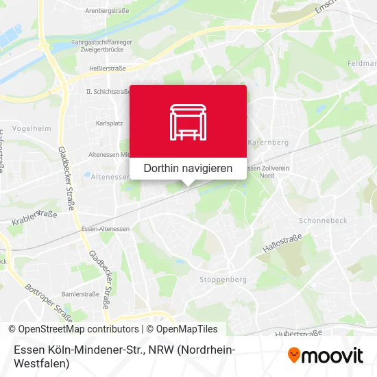 Essen Köln-Mindener-Str. Karte