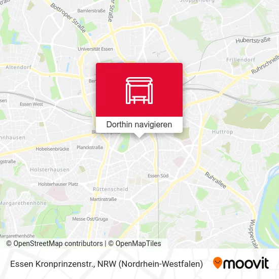 Essen Kronprinzenstr. Karte
