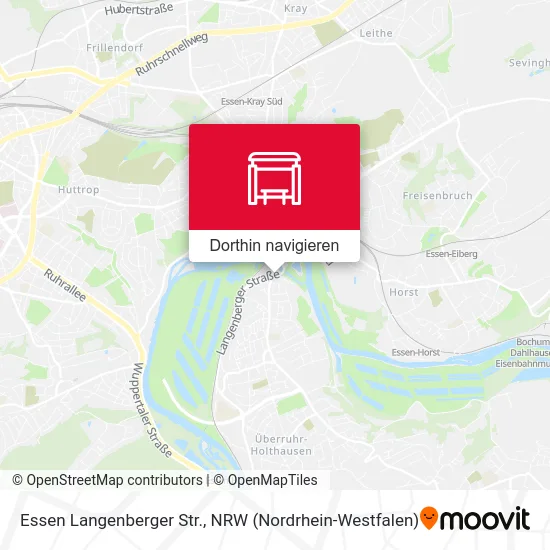 Essen Langenberger Str. Karte