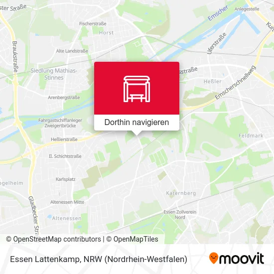 Essen Lattenkamp Karte