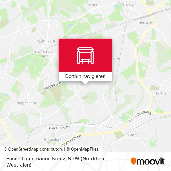 Essen Lindemanns Kreuz Karte