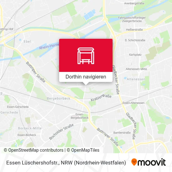 Essen Lüschershofstr. Karte