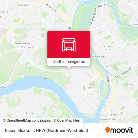 Essen Elsaßstr. Karte