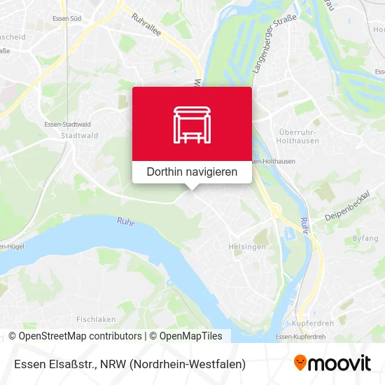 Essen Elsaßstr. Karte