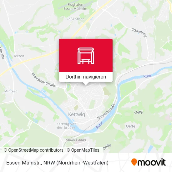 Essen Mainstr. Karte