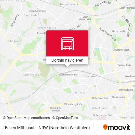 Essen Möbiusstr. Karte