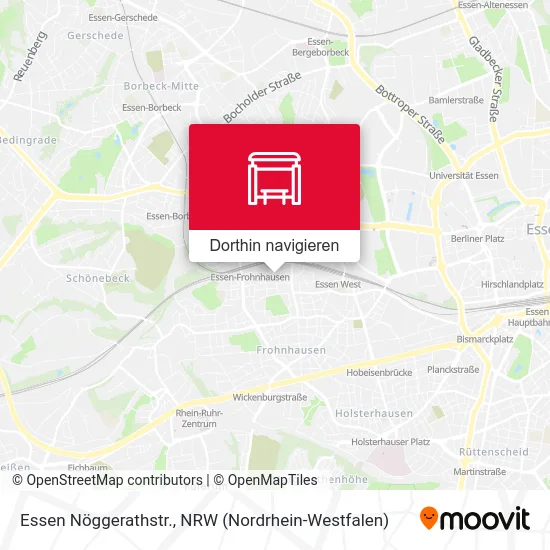 Essen Nöggerathstr. Karte