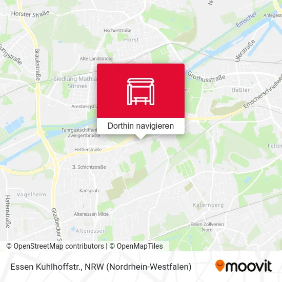Essen Kuhlhoffstr. Karte