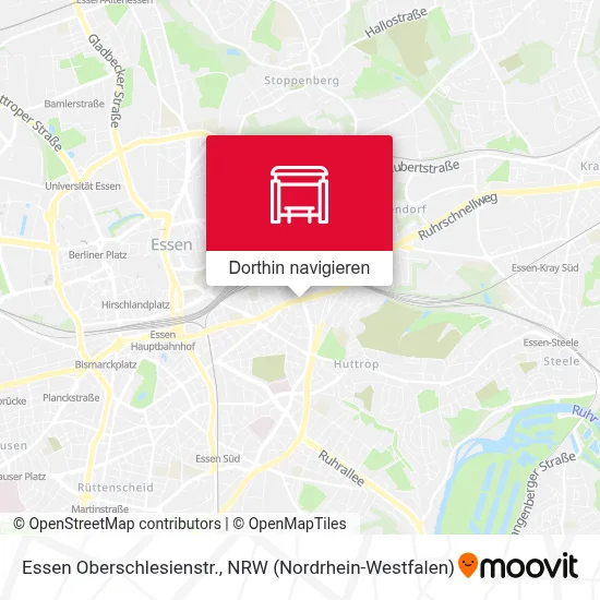 Essen Oberschlesienstr. Karte