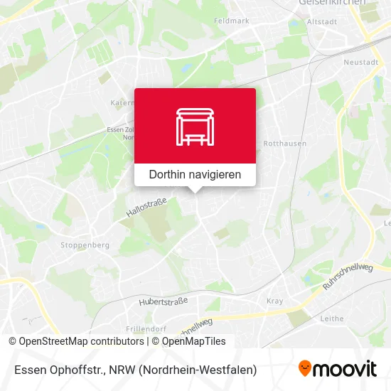 Essen Ophoffstr. Karte